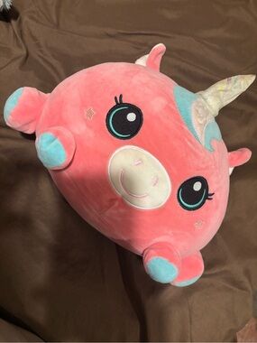 Plush Pink Unicorn Stuffed Animal - Soft Pastel Plush